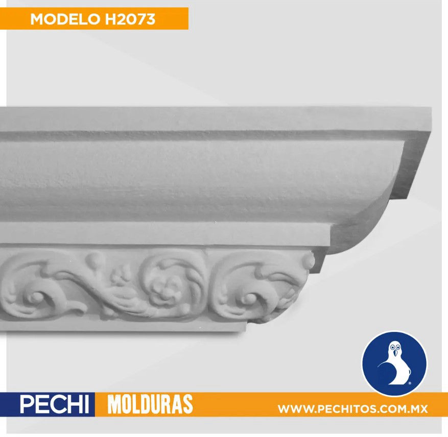 Molduras de unicel para colar H2073