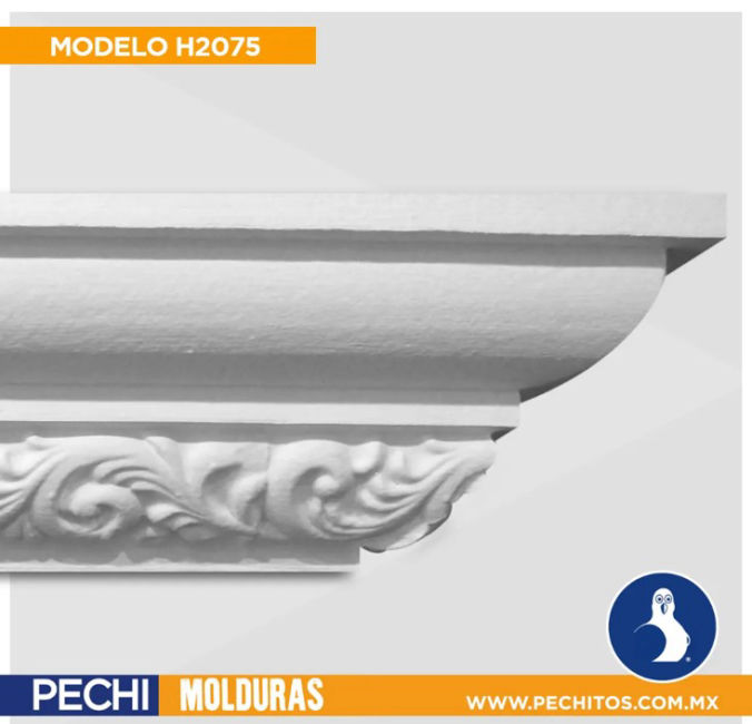 Molduras de unicel para colar H2075