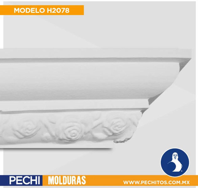 Molduras de unicel para colar H2078