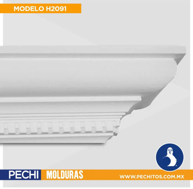 Molduras de unicel decoradas H2091